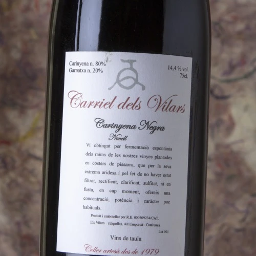 Carriel Dels Vilars Carinyena Negra Novell 2020 - Imagen 2